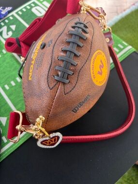 Wilson Washington Commanders throwback vintage Mini Football purse